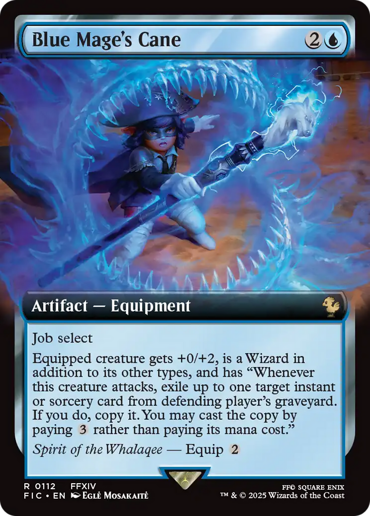Blue Mage's Cane (Extended Art) [FINAL FANTASY Commander] | GnG Games