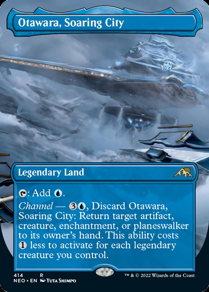 Otawara, Soaring City (Borderless Alternate Art) [Kamigawa: Neon Dynasty] | GnG Games