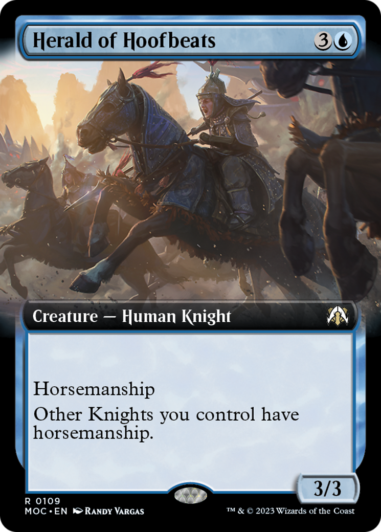 Herald of Hoofbeats (Extended Art) [March of the Machine Commander] | GnG Games