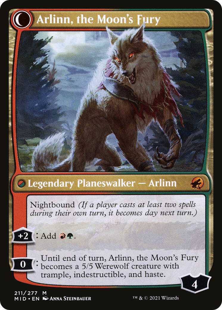 Arlinn, the Pack's Hope // Arlinn, the Moon's Fury [Secret Lair: From Cute to Brute] | GnG Games