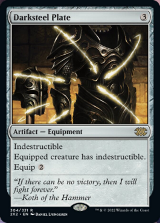 Darksteel Plate [Double Masters 2022] | GnG Games