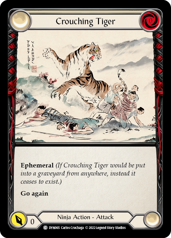 Crouching Tiger [DYN065] (Dynasty)  Rainbow Foil | GnG Games