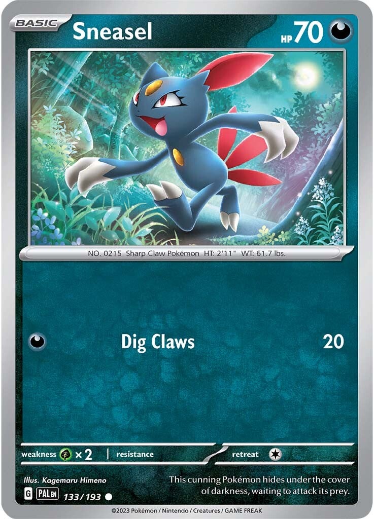 Sneasel (133/193) [Scarlet & Violet: Paldea Evolved] | GnG Games