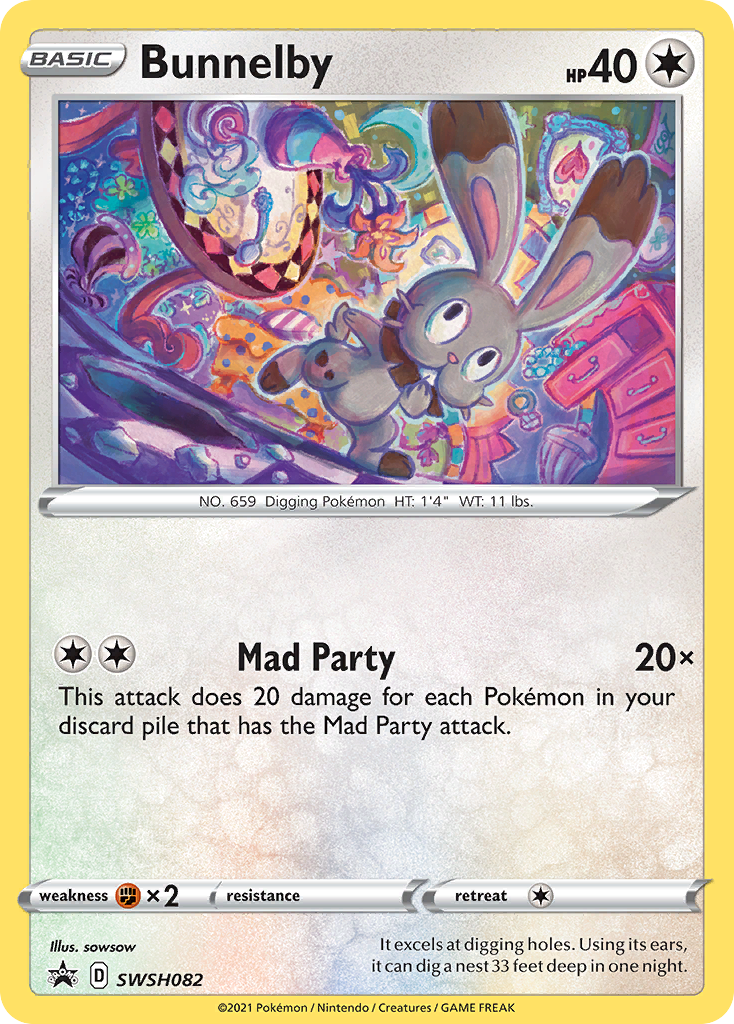 Bunnelby (SWSH082) [Sword & Shield: Black Star Promos] | GnG Games