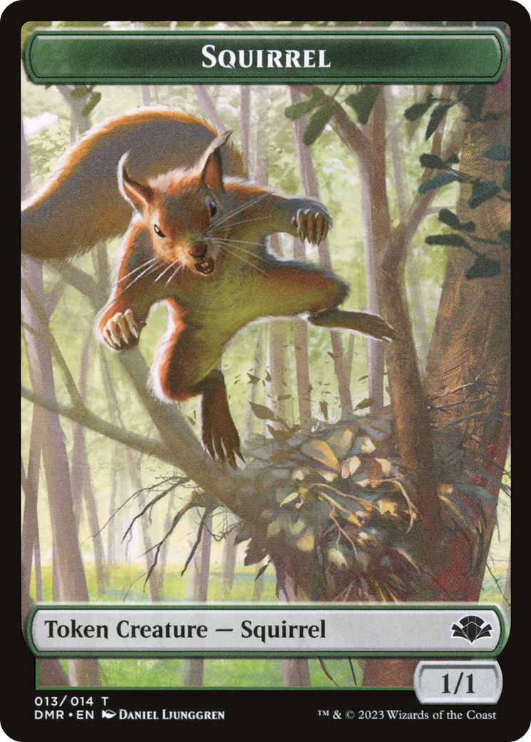 Squirrel Token [Dominaria Remastered Tokens] | GnG Games