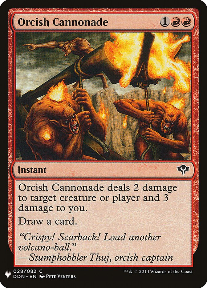 Orcish Cannonade [Mystery Booster] | GnG Games