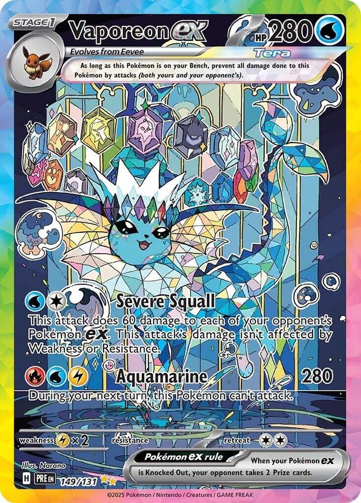 Vaporeon ex (149/131) [Scarlet & Violet: Prismatic Evolutions] | GnG Games