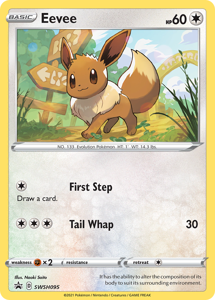 Eevee (SWSH095) [Sword & Shield: Black Star Promos] | GnG Games