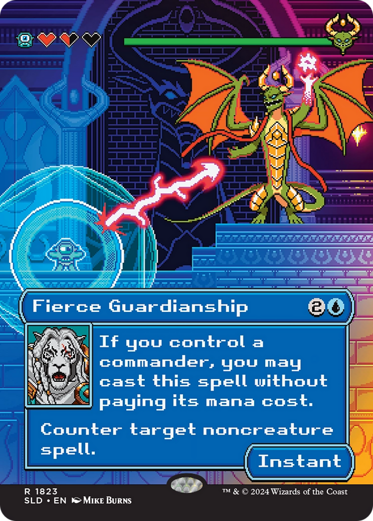 Fierce Guardianship (Rainbow Foil) [Secret Lair Drop Series] | GnG Games