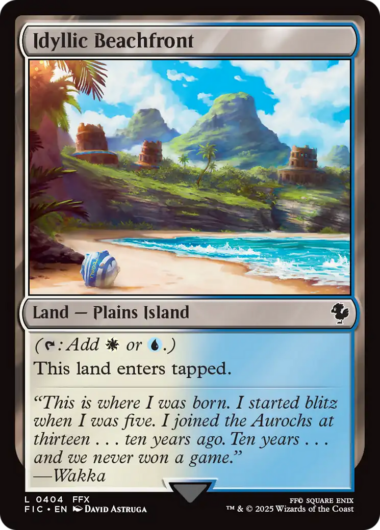 Idyllic Beachfront [FINAL FANTASY Commander] | GnG Games