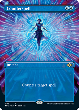 Counterspell (Borderless Alternate Art) [Modern Horizons 2] | GnG Games