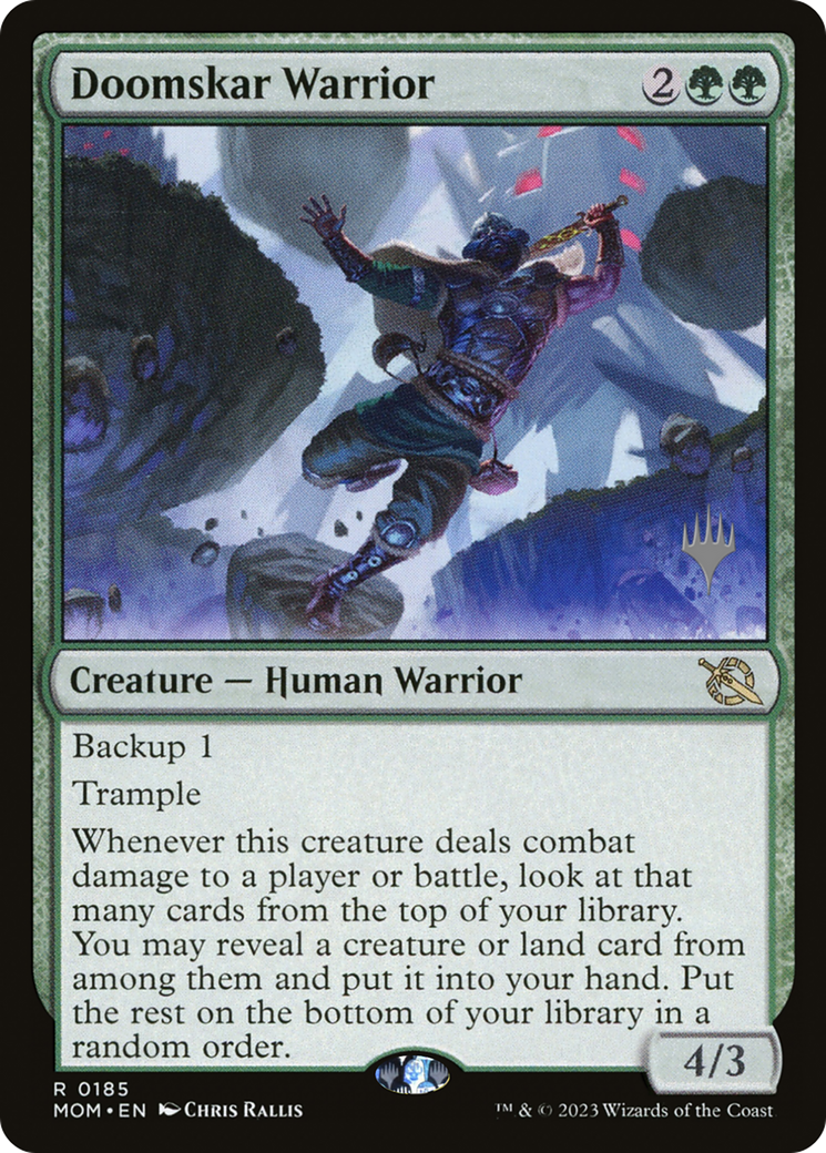 Doomskar Warrior (Promo Pack) [March of the Machine Promos] | GnG Games