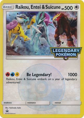 Raikou, Entei & Suicune (Jumbo Card) [Miscellaneous Cards] | GnG Games