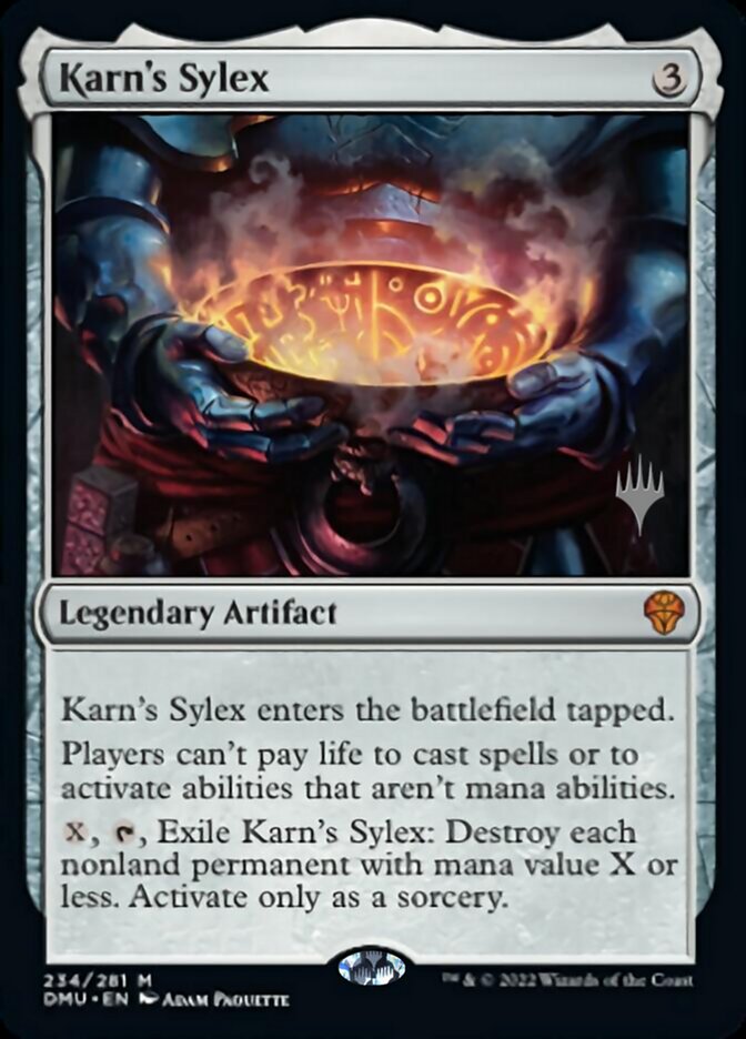 Karn's Sylex (Promo Pack) [Dominaria United Promos] | GnG Games