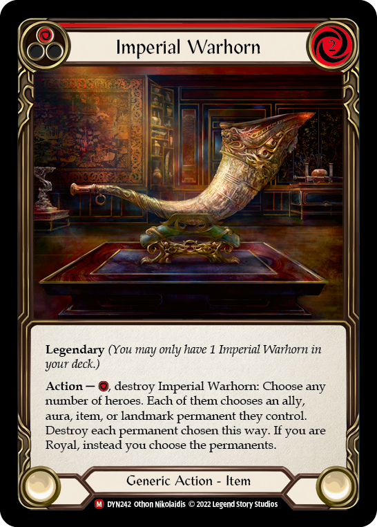 Imperial Warhorn [DYN242] (Dynasty)  Rainbow Foil | GnG Games
