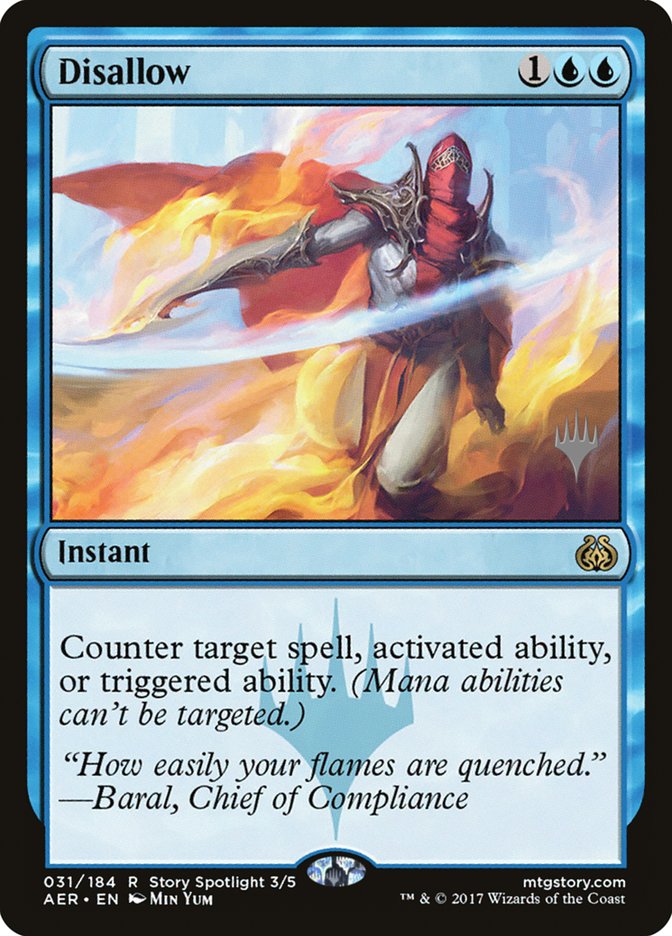 Disallow (Promo Pack) [Aether Revolt Promos] | GnG Games