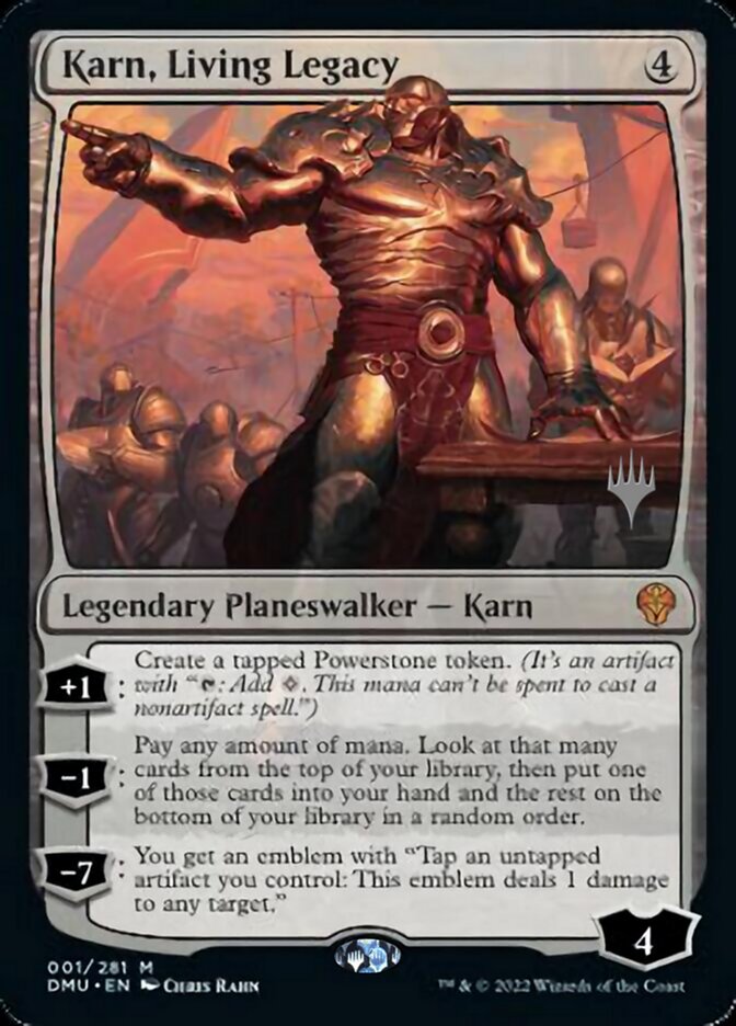 Karn, Living Legacy (Promo Pack) [Dominaria United Promos] | GnG Games