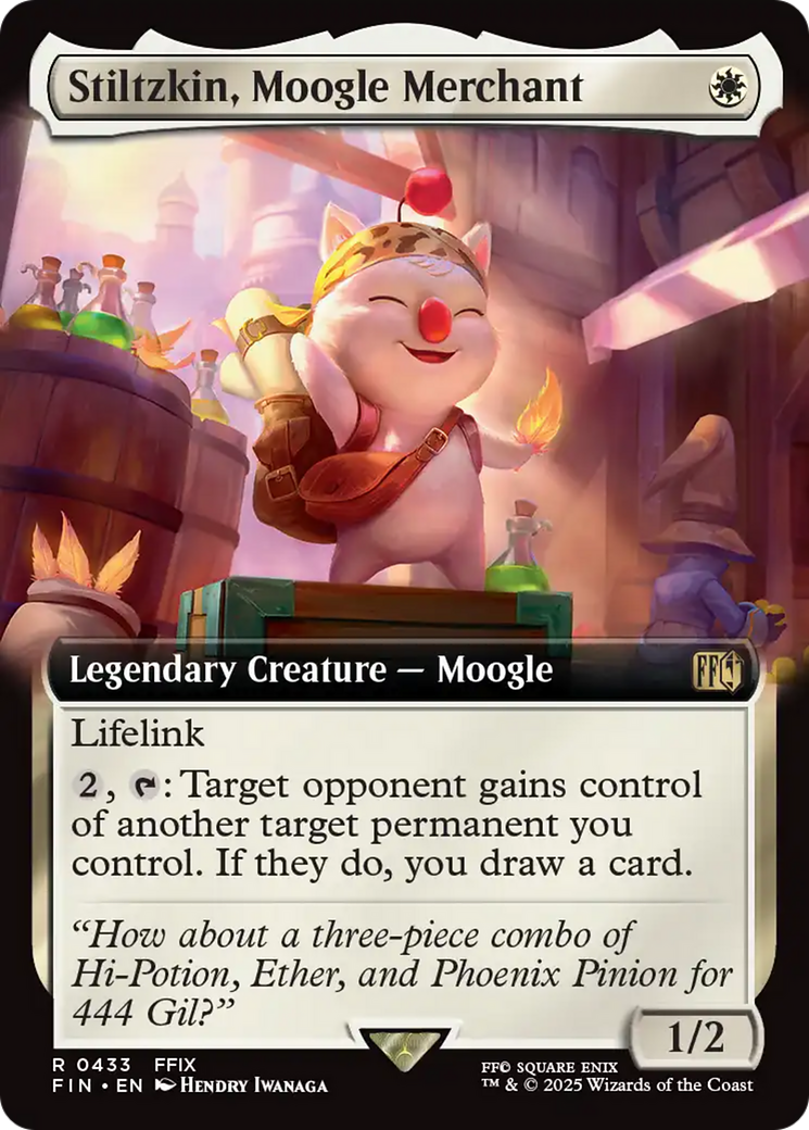 Stiltzkin, Moogle Merchant (Extended Art) [FINAL FANTASY] | GnG Games