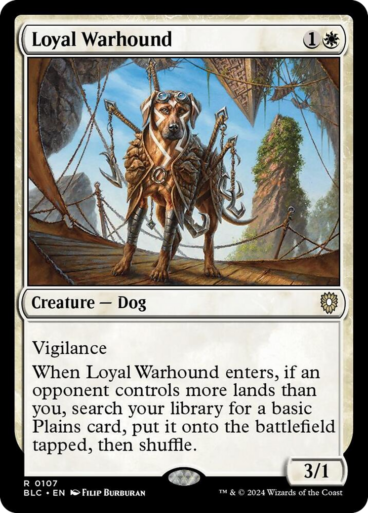 Loyal Warhound [Bloomburrow Commander] | GnG Games