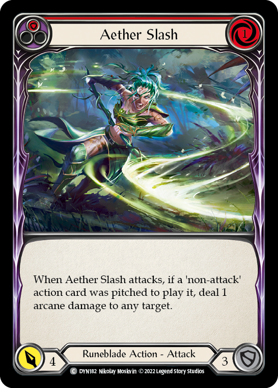 Aether Slash (Red) [DYN182] (Dynasty) | GnG Games