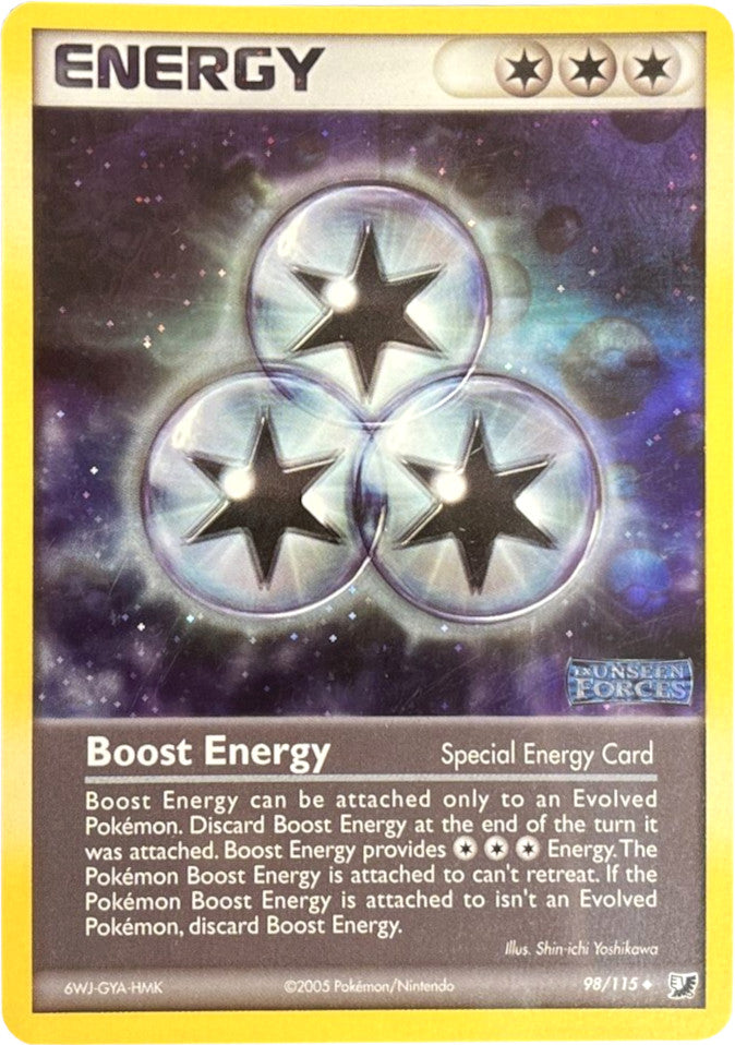 Boost Energy (98/115) (Stamped) [EX: Unseen Forces] | GnG Games