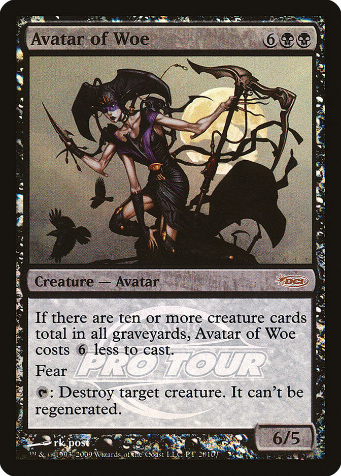 Avatar of Woe (Pro Tour) [Pro Tour Promos] | GnG Games