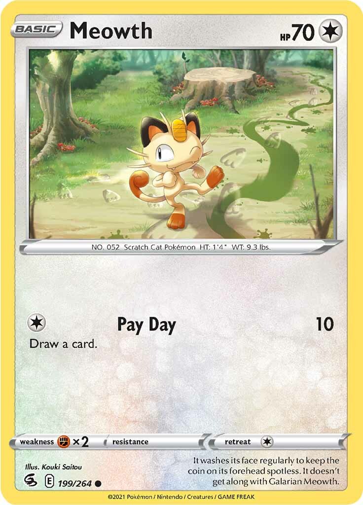 Meowth (199/264) [Sword & Shield: Fusion Strike] | GnG Games