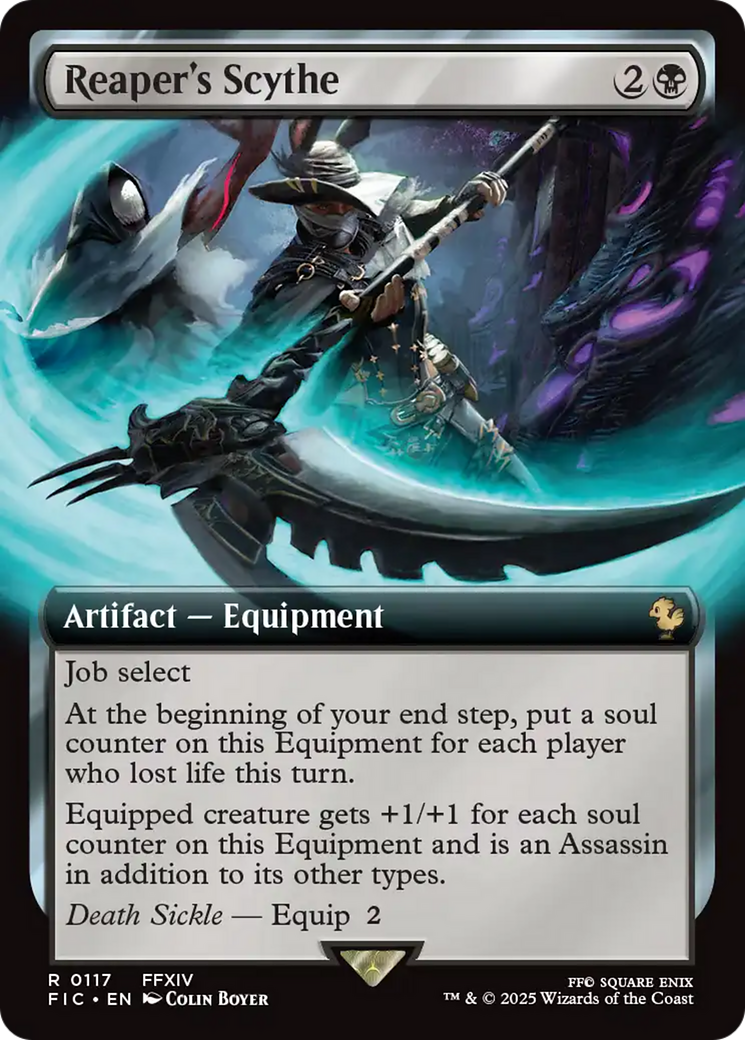 Reaper's Scythe (Extended Art) [FINAL FANTASY Commander] | GnG Games