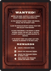 Bounty: Gorra Tash and Silas // Bounty Rules Double-Sided Token [Outlaws of Thunder Junction Commander Tokens] | GnG Games