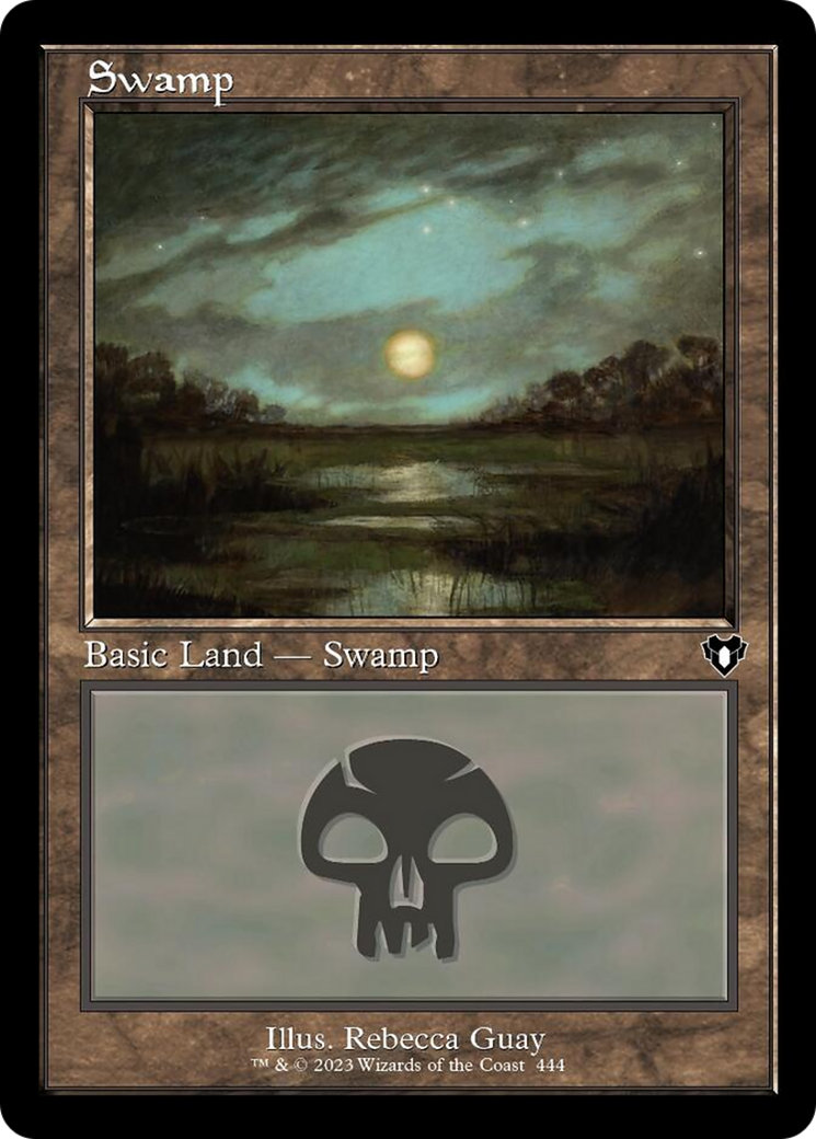 Swamp (444) (Retro) [Commander Masters] | GnG Games