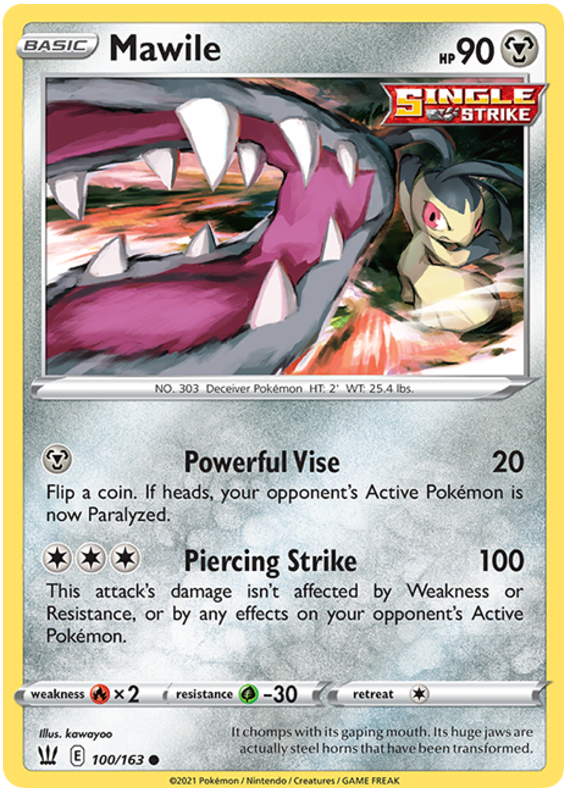 Mawile (100/163) [Sword & Shield: Battle Styles] | GnG Games