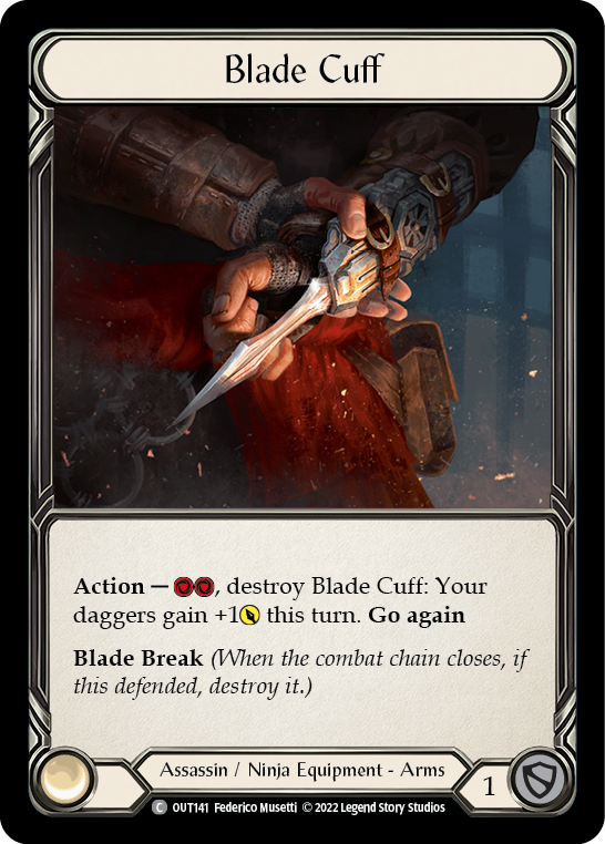 Blade Cuff [OUT141] (Outsiders)  Cold Foil | GnG Games