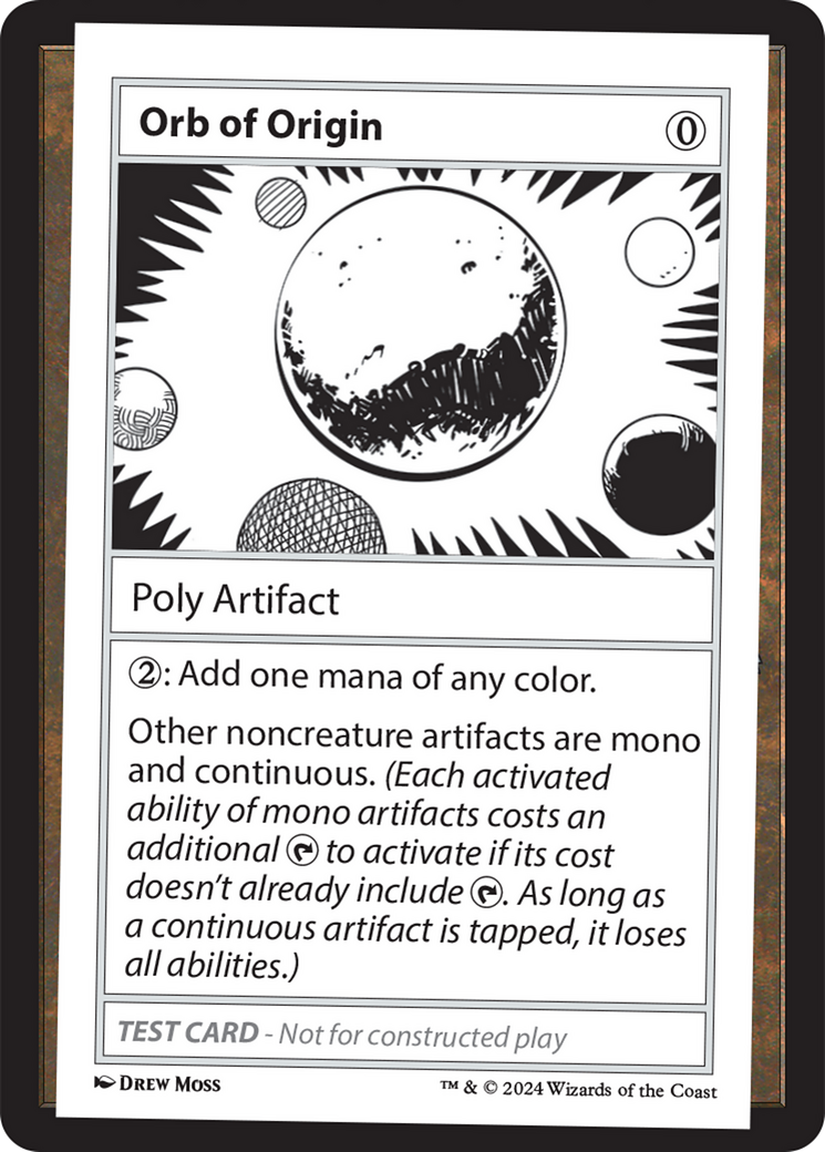 Orb of Origin [Mystery Booster 2 Playtest Cards] | GnG Games