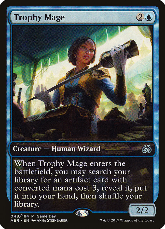 Trophy Mage (Game Day) [Aether Revolt Promos] | GnG Games