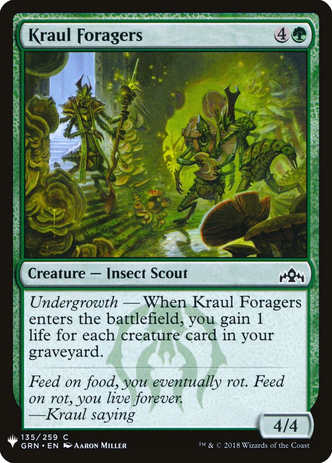 Kraul Foragers [Mystery Booster] | GnG Games