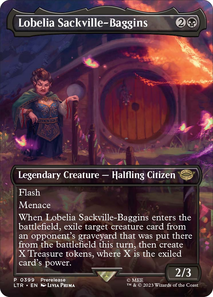 Lobelia Sackville-Baggins (Borderless Alternate Art) [The Lord of the Rings: Tales of Middle-Earth] | GnG Games