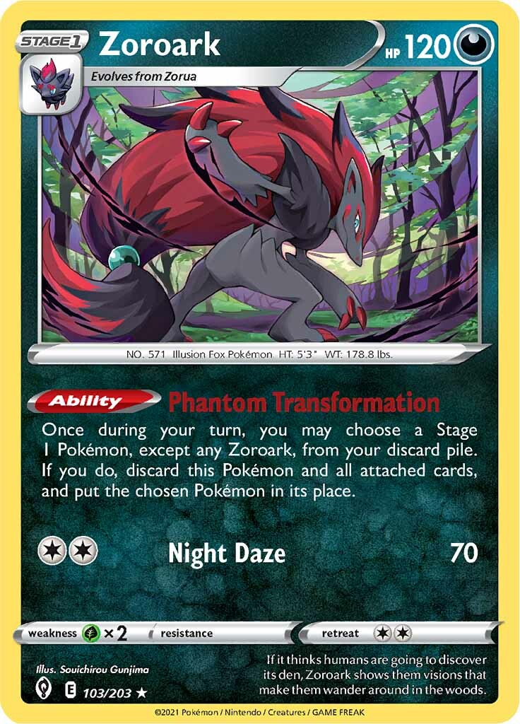 Zoroark (103/203) [Sword & Shield: Evolving Skies] | GnG Games