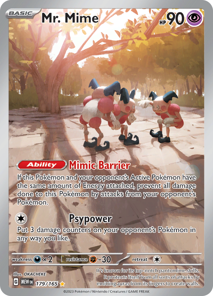 Mr. Mime (179/165) [Scarlet & Violet 151] | GnG Games