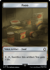 Warrior // Food (0012) Double-Sided Token [Fallout Tokens] | GnG Games