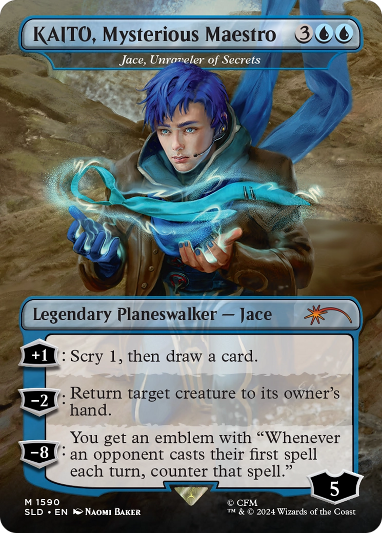 KAITO, Mysterious Maestro - Jace, Unraveler of Secrets [Secret Lair Drop Series] | GnG Games