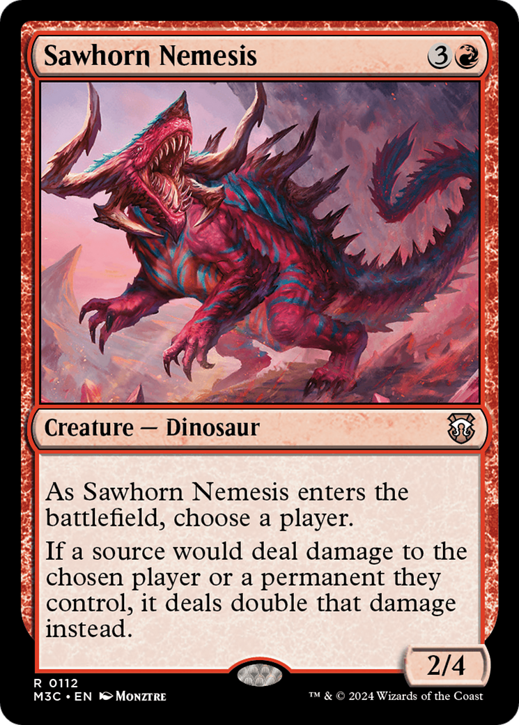 Sawhorn Nemesis [Modern Horizons 3 Commander] | GnG Games