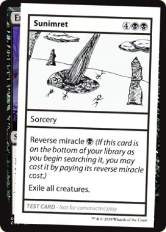 Sunimret (2021 Edition) [Mystery Booster Playtest Cards] | GnG Games