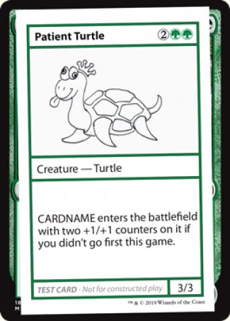 Patient Turtle (2021 Edition) [Mystery Booster Playtest Cards] | GnG Games