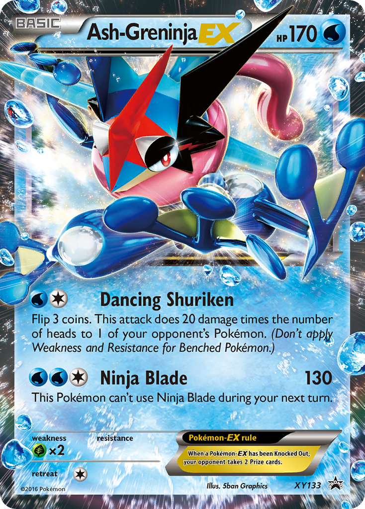 Ash-Greninja EX (XY133) [XY: Black Star Promos] | GnG Games