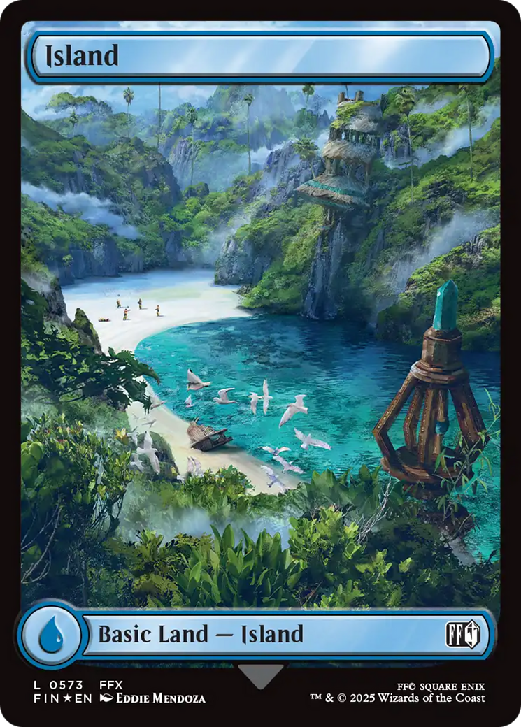 Island (0573) (Surge Foil) [FINAL FANTASY] | GnG Games