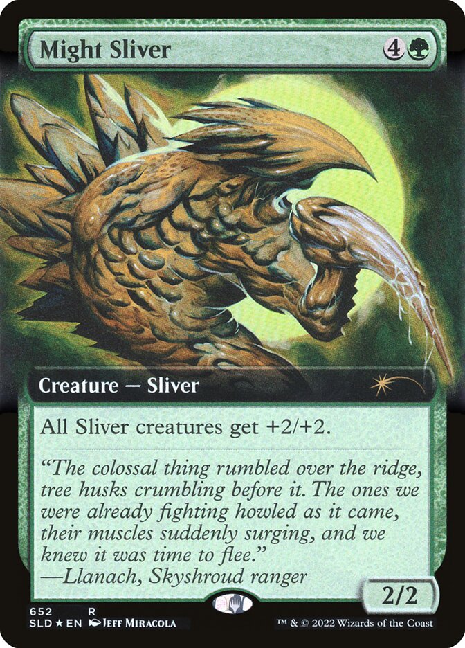 Might Sliver (Extended Art) [Secret Lair Drop Promos] | GnG Games