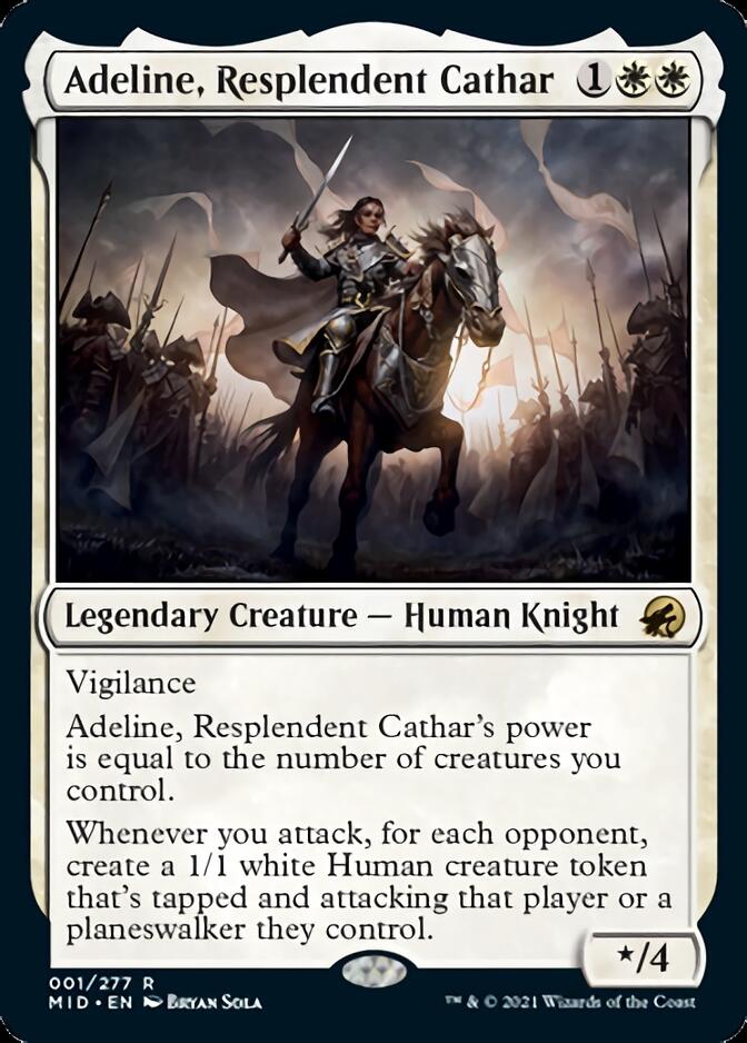 Adeline, Resplendent Cathar [Innistrad: Midnight Hunt] | GnG Games