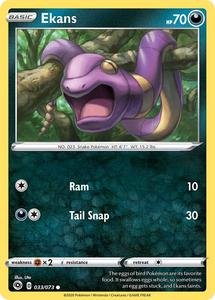 Ekans (033/073) [Sword & Shield: Champion's Path] | GnG Games