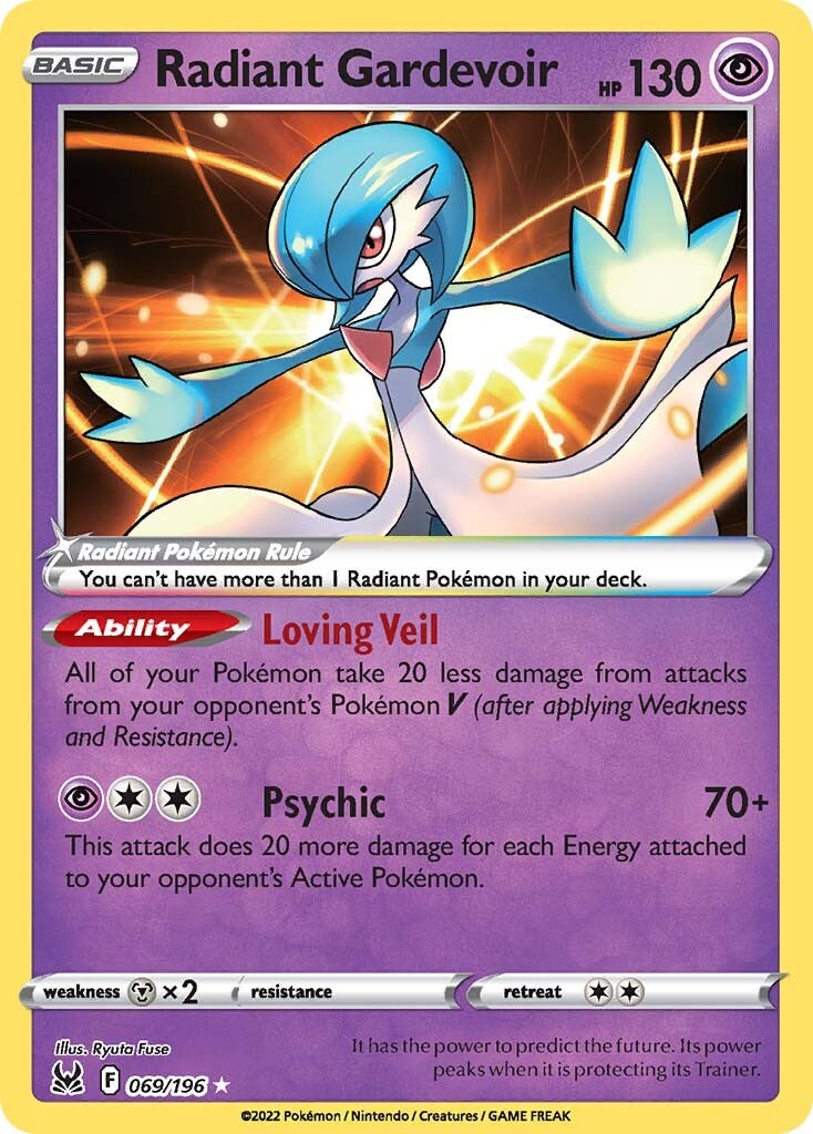 Radiant Gardevoir (069/196) [Sword & Shield: Lost Origin] | GnG Games
