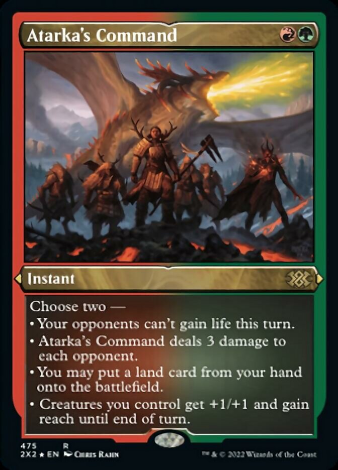 Atarka's Command (Foil Etched) [Double Masters 2022] | GnG Games